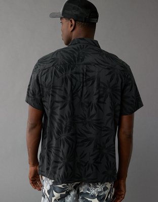 Мужские рубашки American Eagle AE Button-Up Knit Shirt — фото 4
