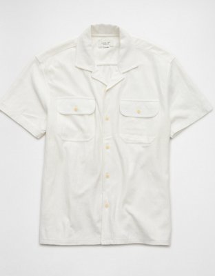 AE Button-Up Knit Shirt