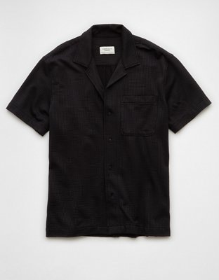 AE Seersucker Button-Up Camp Shirt