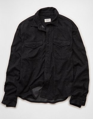 AE Twill Button-Up Shirt | American Eagle