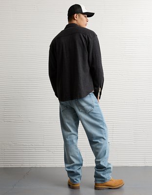 AE Twill Button-Up Shirt