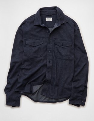 AE Twill Button-Up Shirt