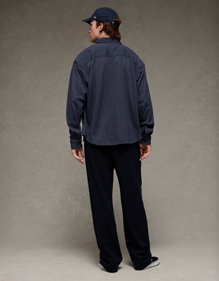 AE Twill Button-Up Shirt