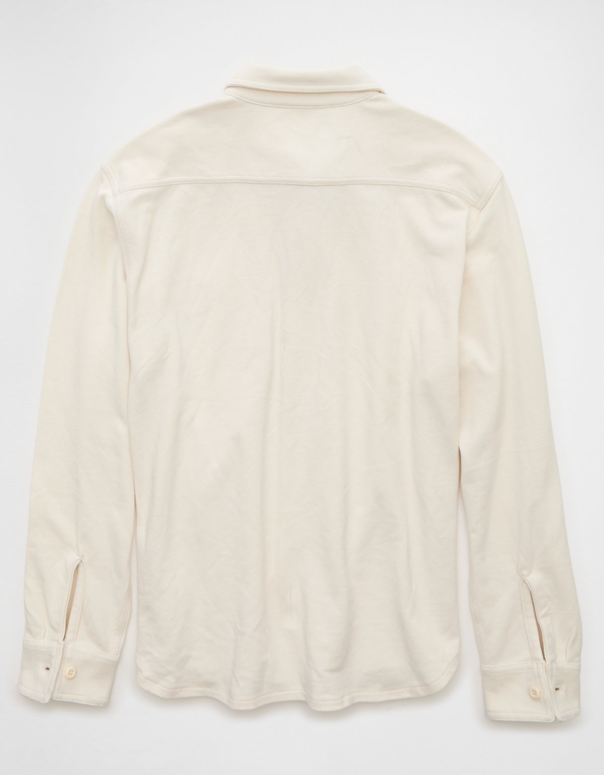 AE Relaxed Fit Pique Button-Up Shirt - image 4
