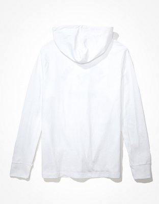 AE Long-Sleeve Logo Graphic Hoodie T-Shirt