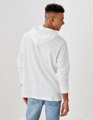 AE Long-Sleeve Logo Graphic Hoodie T-Shirt