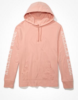 AE Long-Sleeve Logo Graphic Hoodie T-Shirt