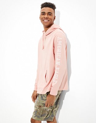 AE Long-Sleeve Logo Graphic Hoodie T-Shirt