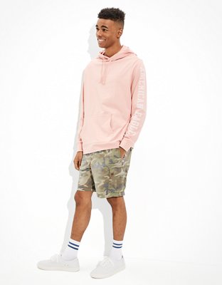 AE Long-Sleeve Logo Graphic Hoodie T-Shirt