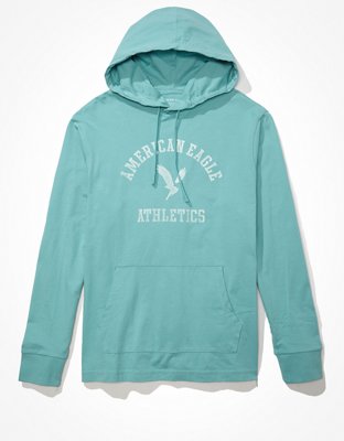 AE Long-Sleeve Logo Graphic Hoodie T-Shirt
