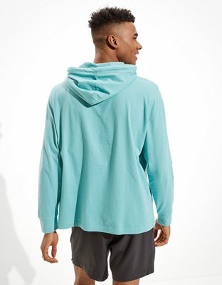 AE Long-Sleeve Logo Graphic Hoodie T-Shirt