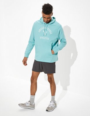 AE Long-Sleeve Logo Graphic Hoodie T-Shirt