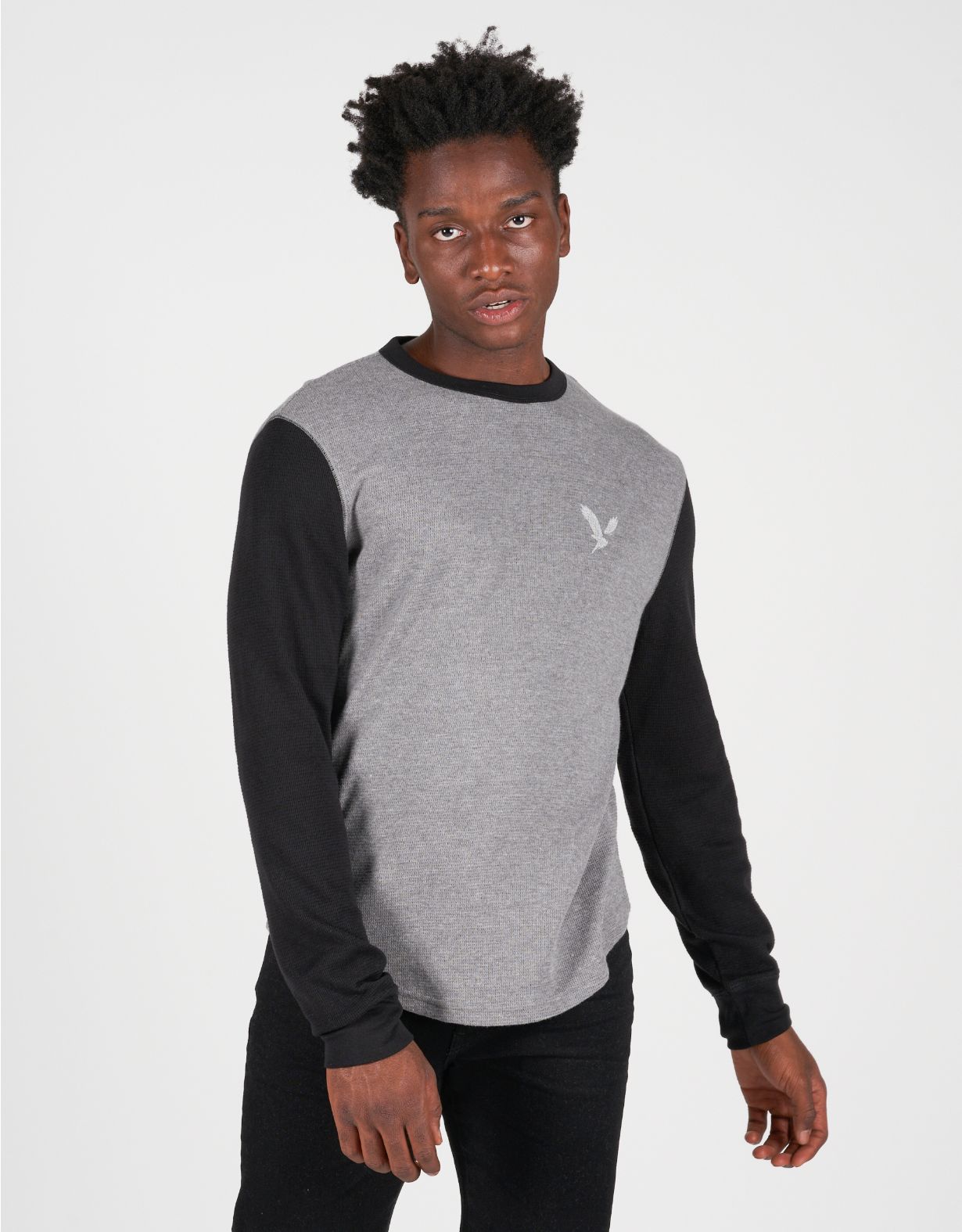 AE Super Soft Long-Sleeve Thermal Icon T-Shirt