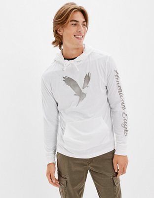 AE Super Soft Logo Graphic Hoodie T-Shirt