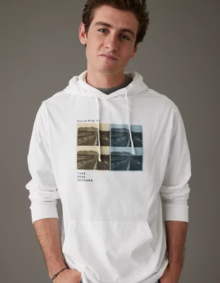 AE Super Soft Photo Graphic Hoodie T-Shirt