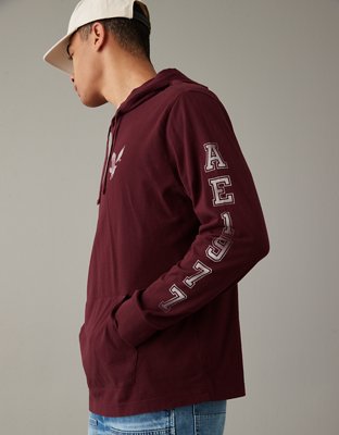 Burgundy american store eagle hoodie