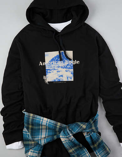 AE Super Soft Photo Graphic Hooded T-Shirt