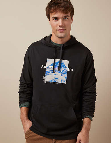 AE Super Soft Photo Graphic Hooded T-Shirt