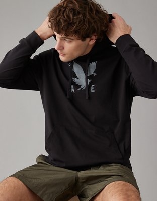 Hoodie with clearance shirt on top