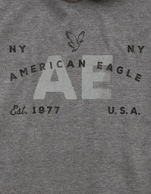 AE Logo Graphic Hoodie T-Shirt