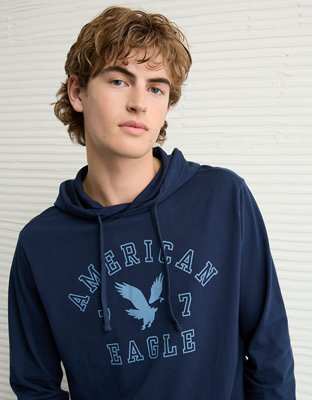 AE Lightweight Icon Logo Graphic Hoodie T-Shirt