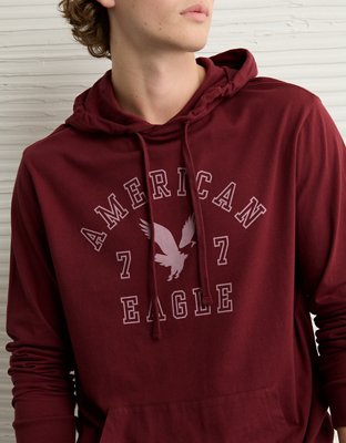 AE Lightweight Icon Logo Graphic Hoodie T-Shirt