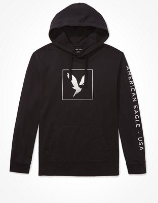 American eagle shop hoodie tee