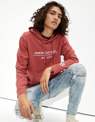 AE Super Soft Graphic Hoodie Tee