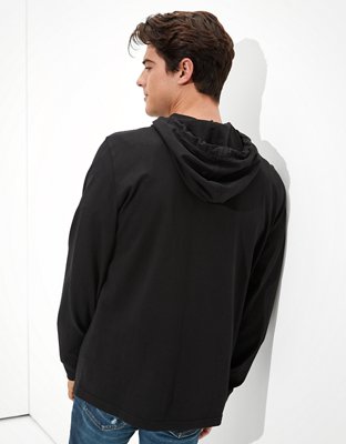 AE Super Soft Box Logo Graphic Hoodie Tee