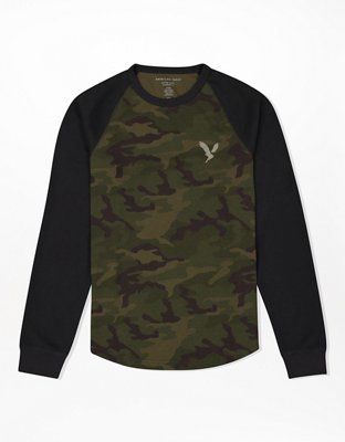 Мужские топы American Eagle AE Camo Thermal — фото 3