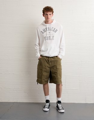 T-shirt à capuchon image avec logo et icône léger AE