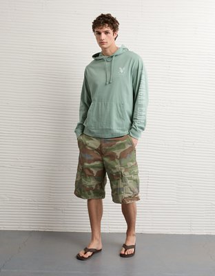 AE Lightweight Icon Logo Graphic Hoodie T-Shirt