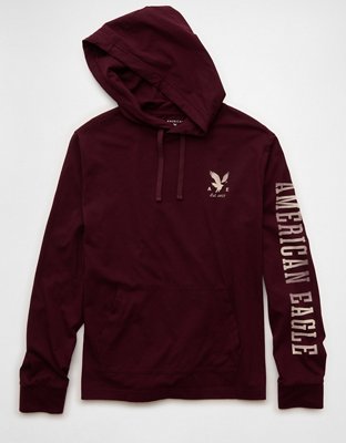 AE Lightweight Icon Logo Graphic Hoodie T-Shirt