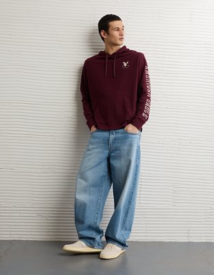 AE Lightweight Icon Logo Graphic Hoodie T-Shirt