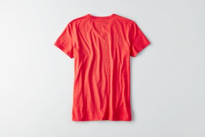Мужские футболки American Eagle AEO Flex Solid V-Neck T-Shirt — фото 4