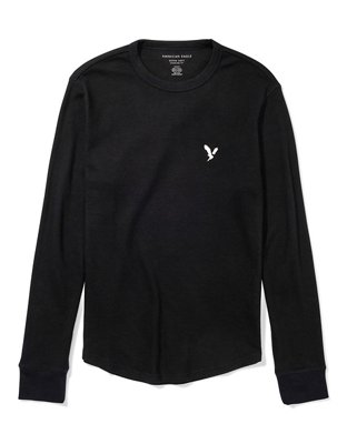 AE Super Soft Long-Sleeve Thermal Graphic T-Shirt