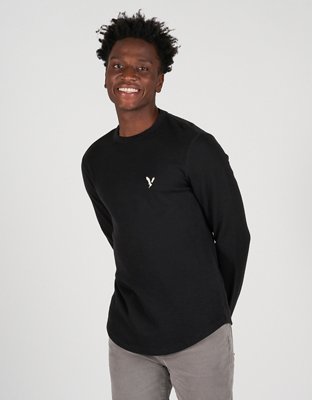 AE Super Soft Long-Sleeve Thermal Graphic T-Shirt