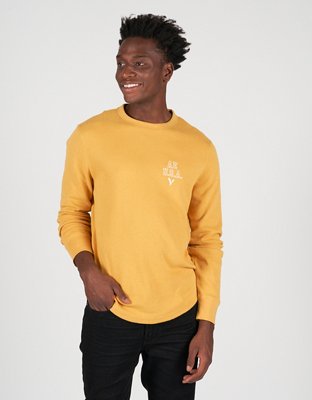 AE Super Soft Long-Sleeve Thermal Graphic T-Shirt