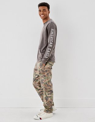 AE Long-Sleeve Logo Graphic T-Shirt