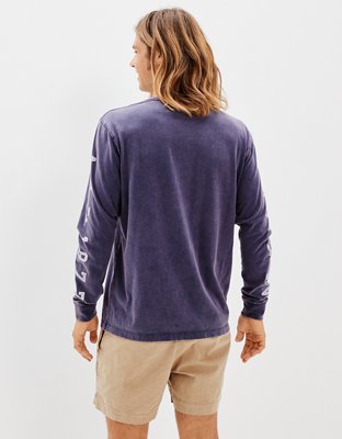 AE Long-Sleeve Logo Graphic T-Shirt
