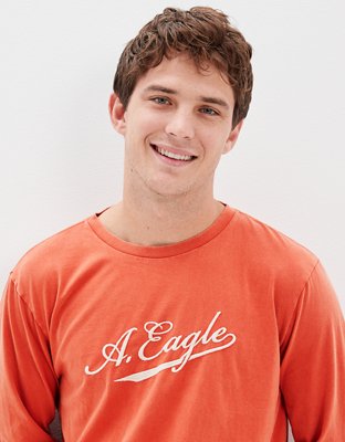 AE Super Soft Long-Sleeve Graphic T-Shirt