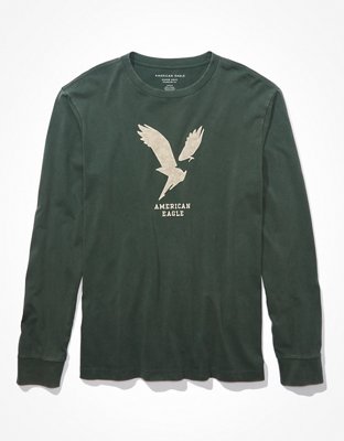 AE Super Soft Long-Sleeve Graphic T-Shirt