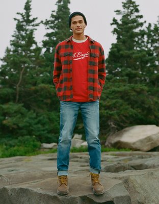 AE Super Soft Long-Sleeve Graphic T-Shirt