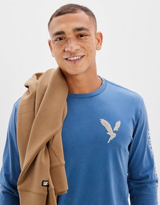 AE Super Soft Long-Sleeve Graphic T-Shirt