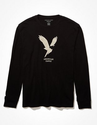 AE Super Soft Long-Sleeve Graphic T-Shirt