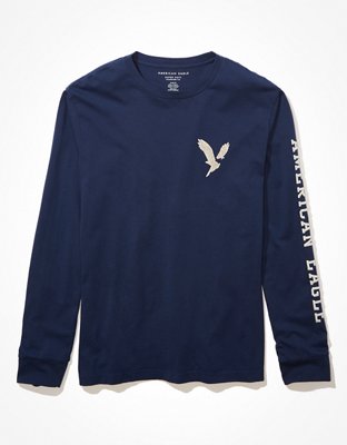 AE Super Soft Long-Sleeve Graphic T-Shirt