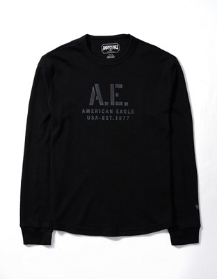AE Super Soft Long-Sleeve Graphic Thermal Shirt