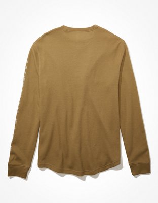 AE Super Soft Long-Sleeve Graphic Thermal Shirt | American Eagle