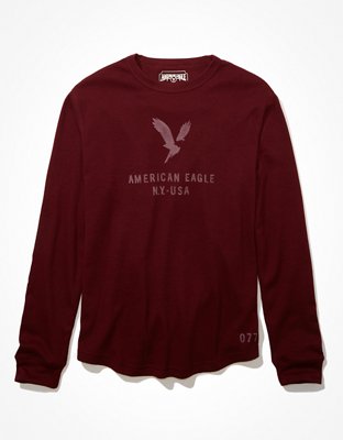 AE Super Soft Long-Sleeve Graphic Thermal Shirt