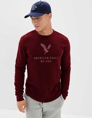 American eagle thermal on sale shirts